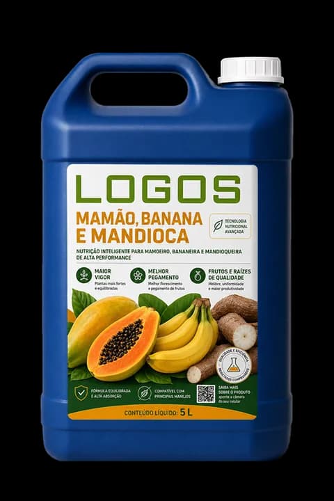 LOGOS Mamão, Banana e Mandioca